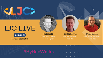 menon_paulo's tweet card. We’re delighted to bring you another LJC Live event, this time kindly hosted by Red Hat