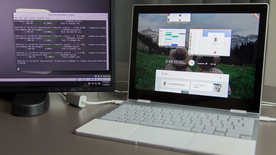 r_fuchsia's tweet card. Fuchsia lost 16 percent of its employees, while the rest of Google cut 6 percent.