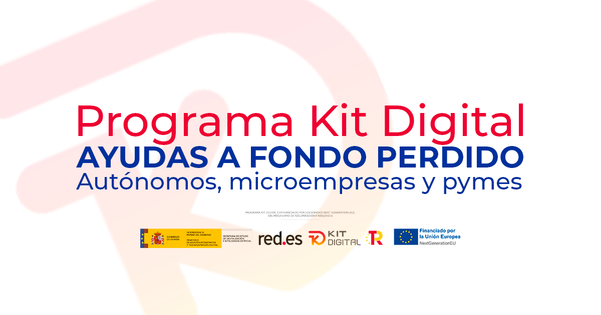 TurismoSpain's tweet card. Kit Digital: programa de ayudas a pymes y autónomos. Te ayudamos a obtener la subvención y te hacemos tu Página Web o Tienda Online gratis.