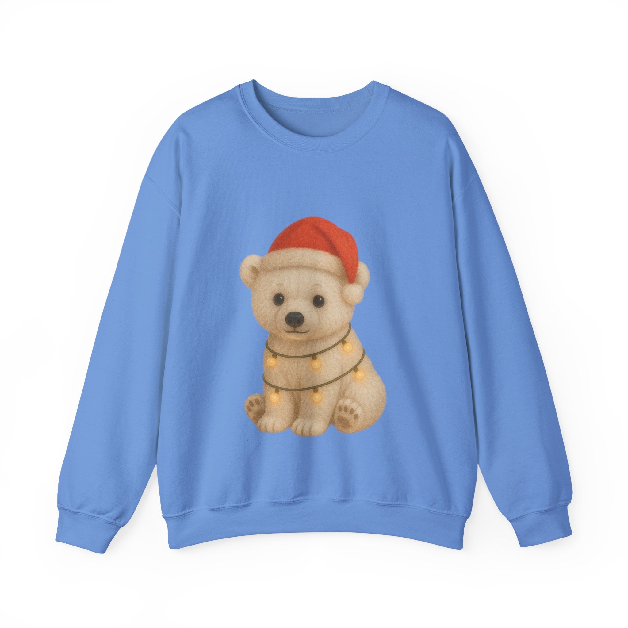 thefruitboiler's tweet card. Cozy Christmas Polar Bear Sweatshirt Introducing the perfect cozy companion for your winter festivities! This unisex heavy blend crewneck sweatshirt radiates warmth and cheer, featuring an adorable...