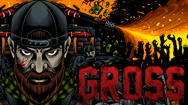 GROSSthegame's tweet card. Extra score for RV health, wave# in high scores, bug fixes