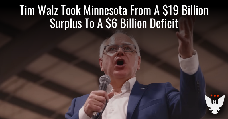 FDRLST's tweet card. Tim Walz's record as governor of Minnesota grows more troubling as the consequences of his policies have played out.