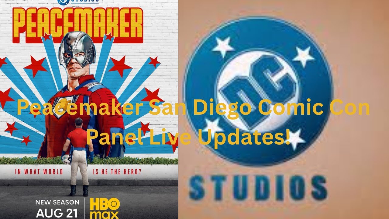 aaronjaysfan's tweet card. Peacemaker San Diego Comic Con Panel Live Updates! TRAILER INCLUDED