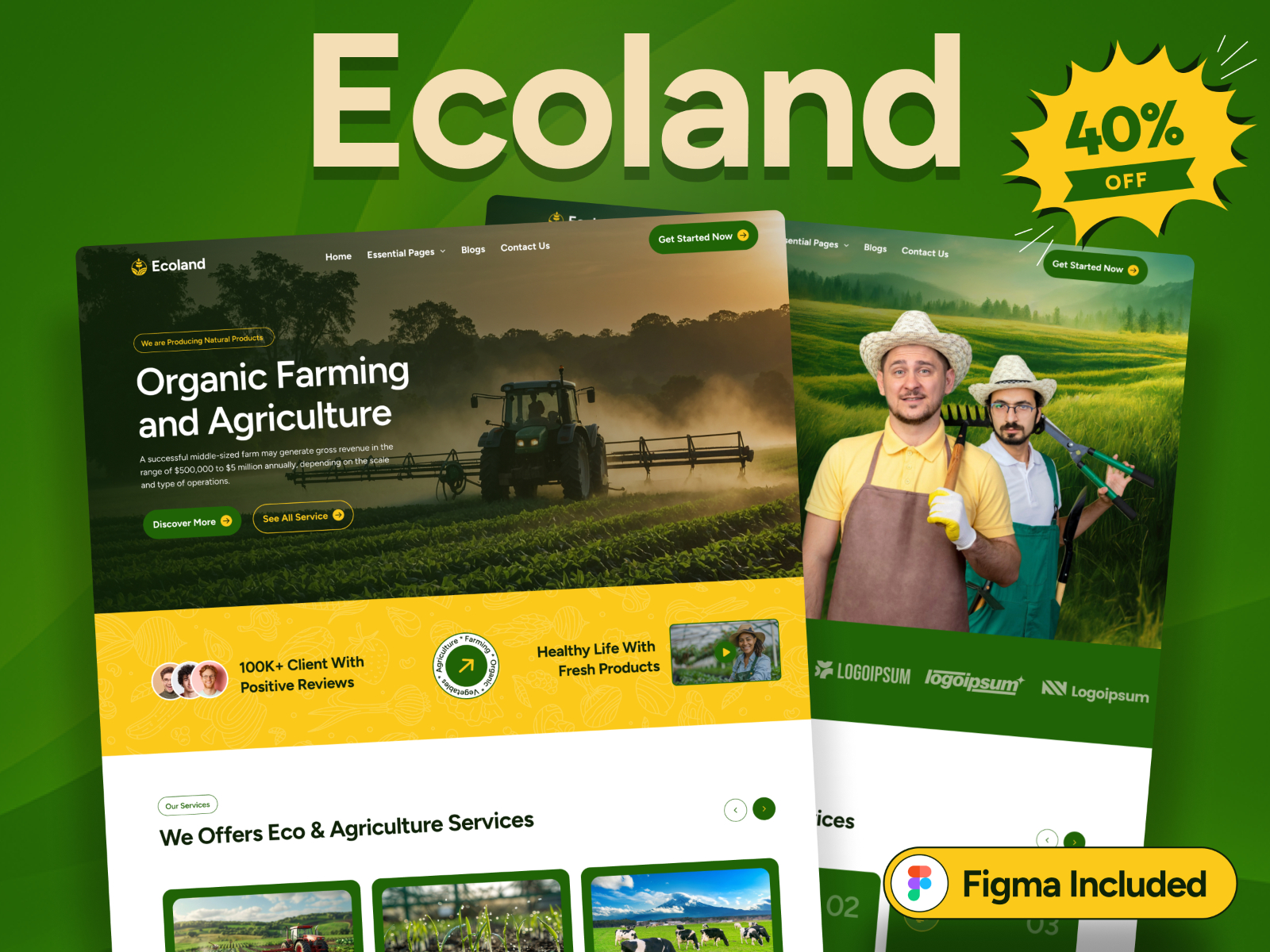framerdevs's tweet card. Ecoland is a versatile Framer template designed for organic farming and agriculture. Its earthy aesthetics and practical features make it ideal for promoting sustainable practices, showcasing green...