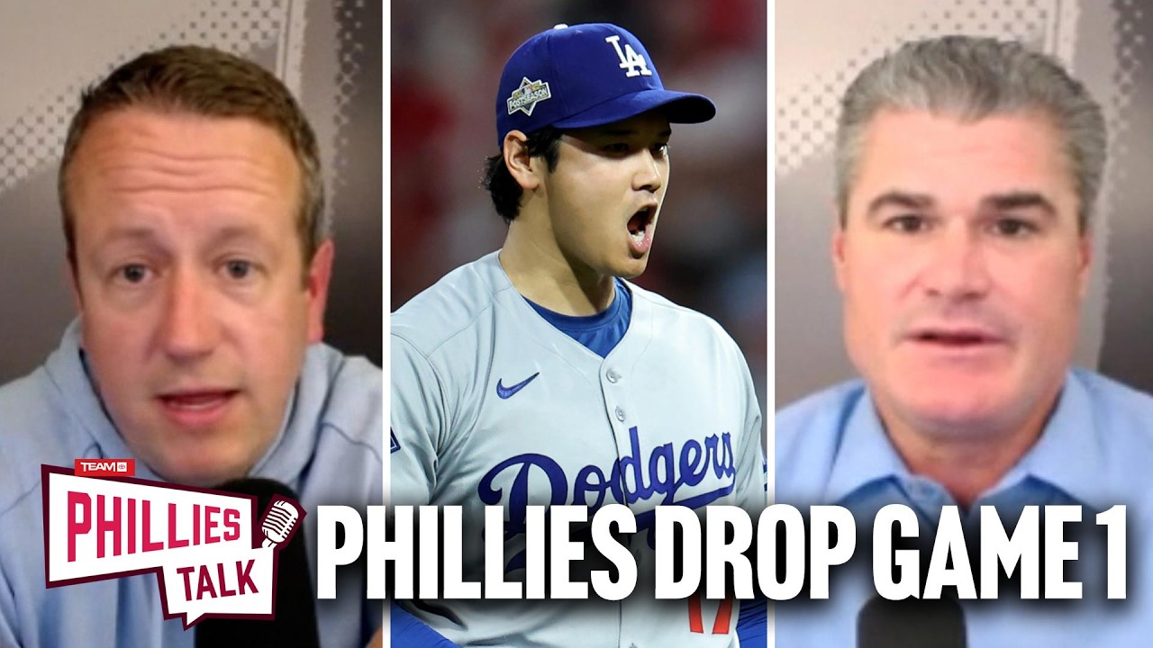 SKaneNBCS's tweet card. Phillies let Game 1 slip away vs Dodgers; can they still win the...