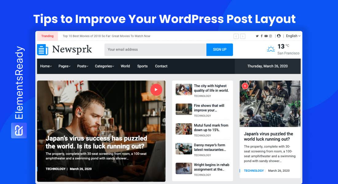 buddy_wordpress's tweet card. Learn how to enhance the visual appeal and readability of your WordPress posts with these easy-to-implement tips on post layout design.
