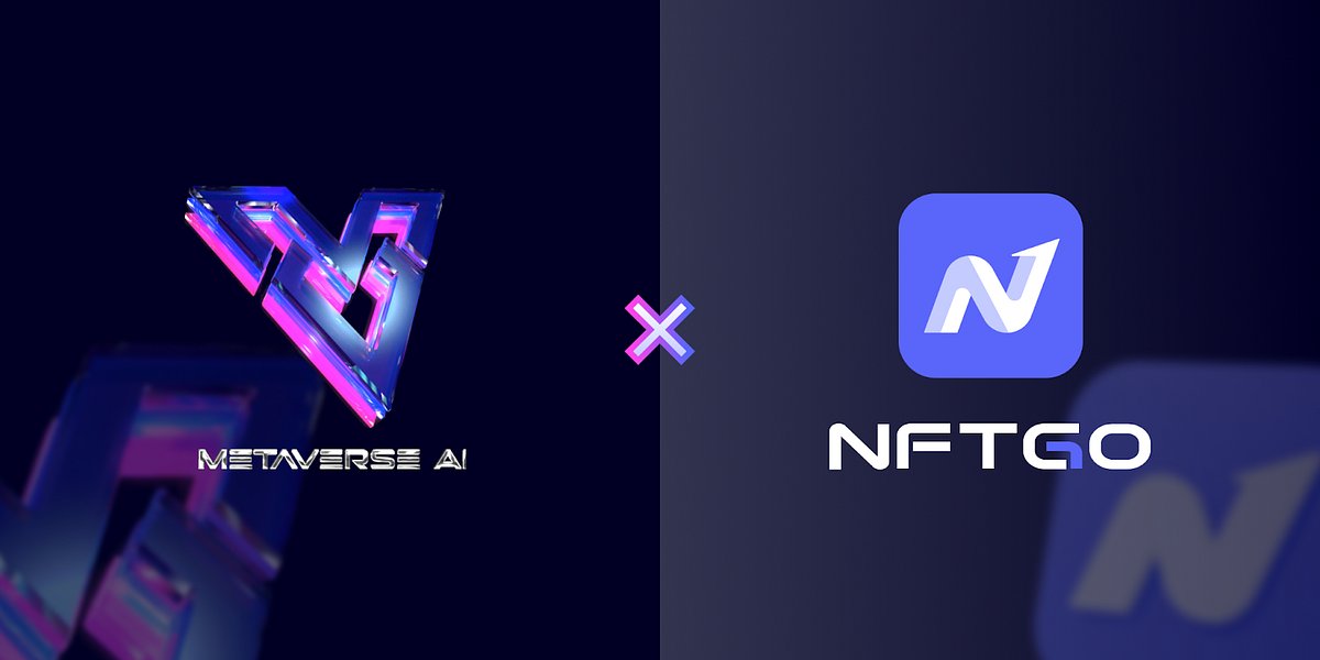 Metavers_Worlds's tweet card. NFTGo.io is delighted to announce that our partner, Metaverse AI, will be joining in on NFTGo.io’s brand upgrade campaign and provide…