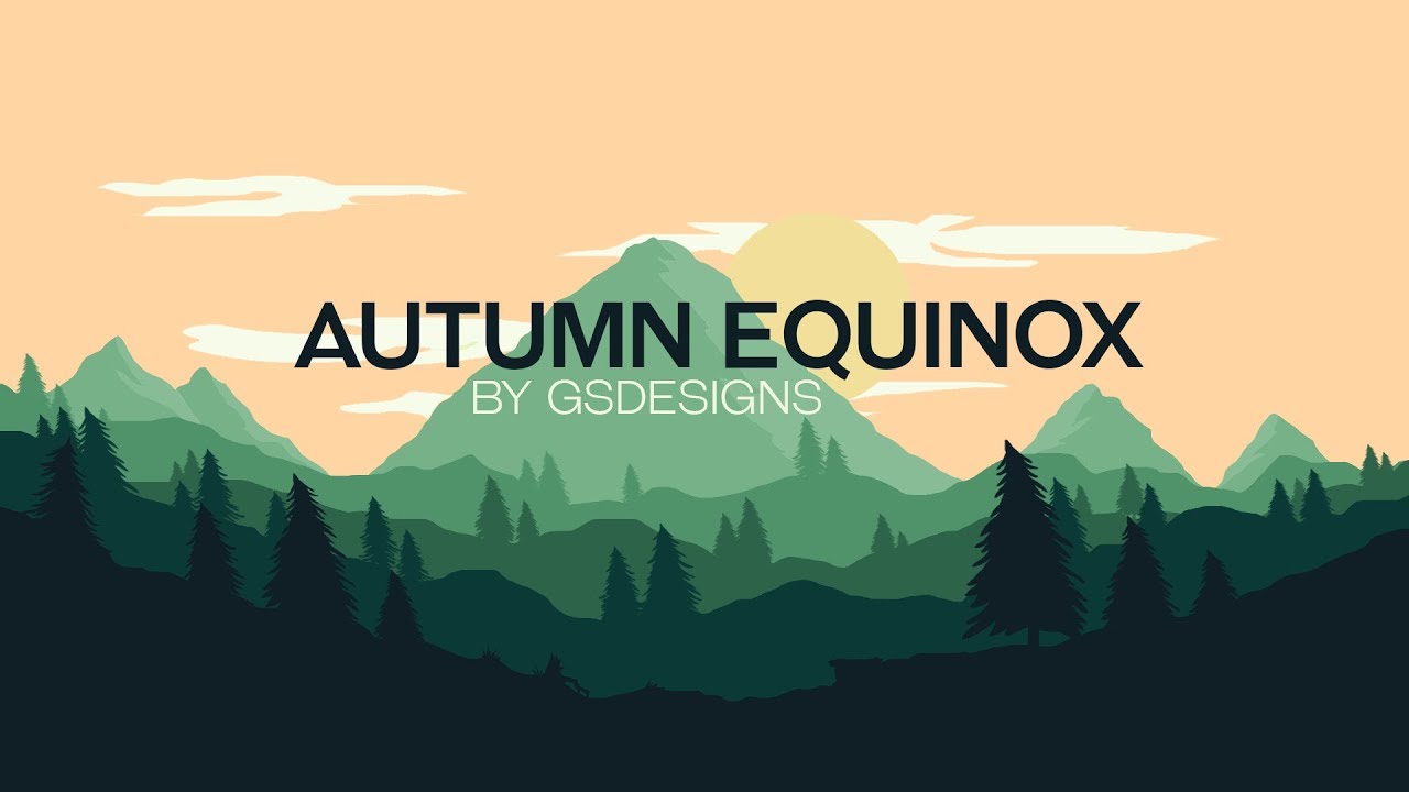 _GSDesigns's tweet card. AUTUMN EQUINOX | A Short 2D Animation