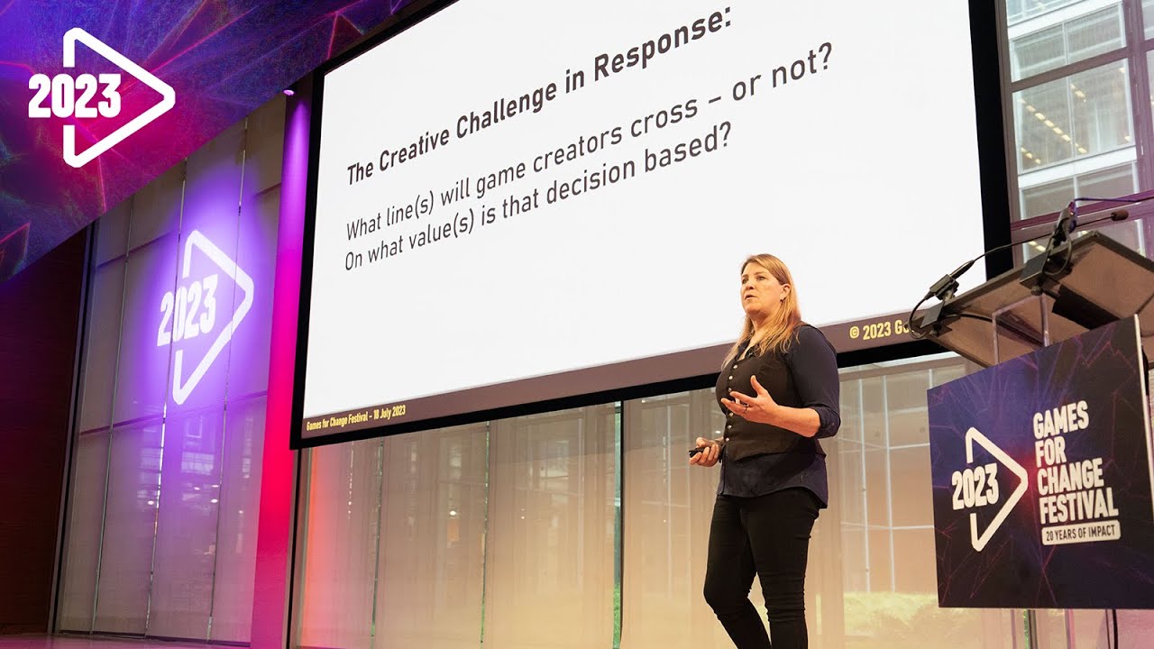 HoppingFun's tweet card. TALK | How Our Values Impact Our Games' Cultural Influence - Kate...