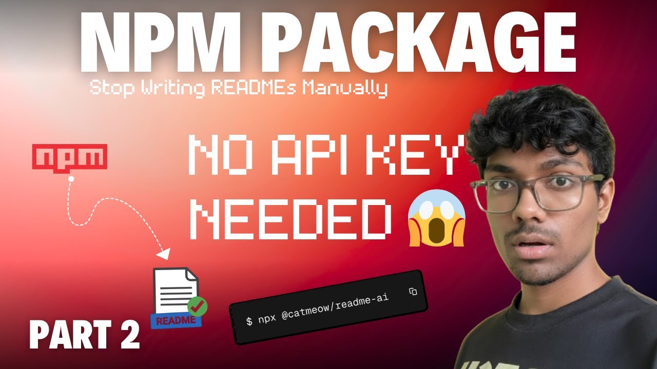 Atharva9503's tweet card. My NPM Package Just Got Smarter — No API Key Needed! 🚀 (readme-ai...