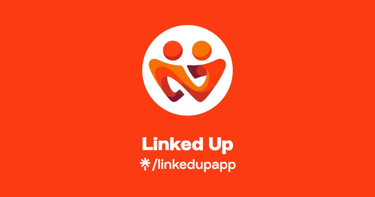 linkedup_app's tweet card. Discover nearby activities or host your own