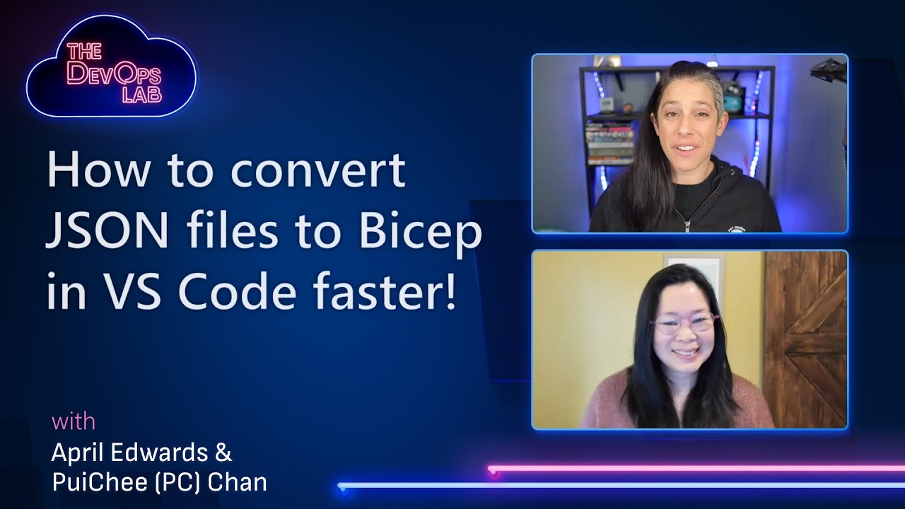 TheDevOpsLab's tweet card. Convert your ARM Templates into Bicep!