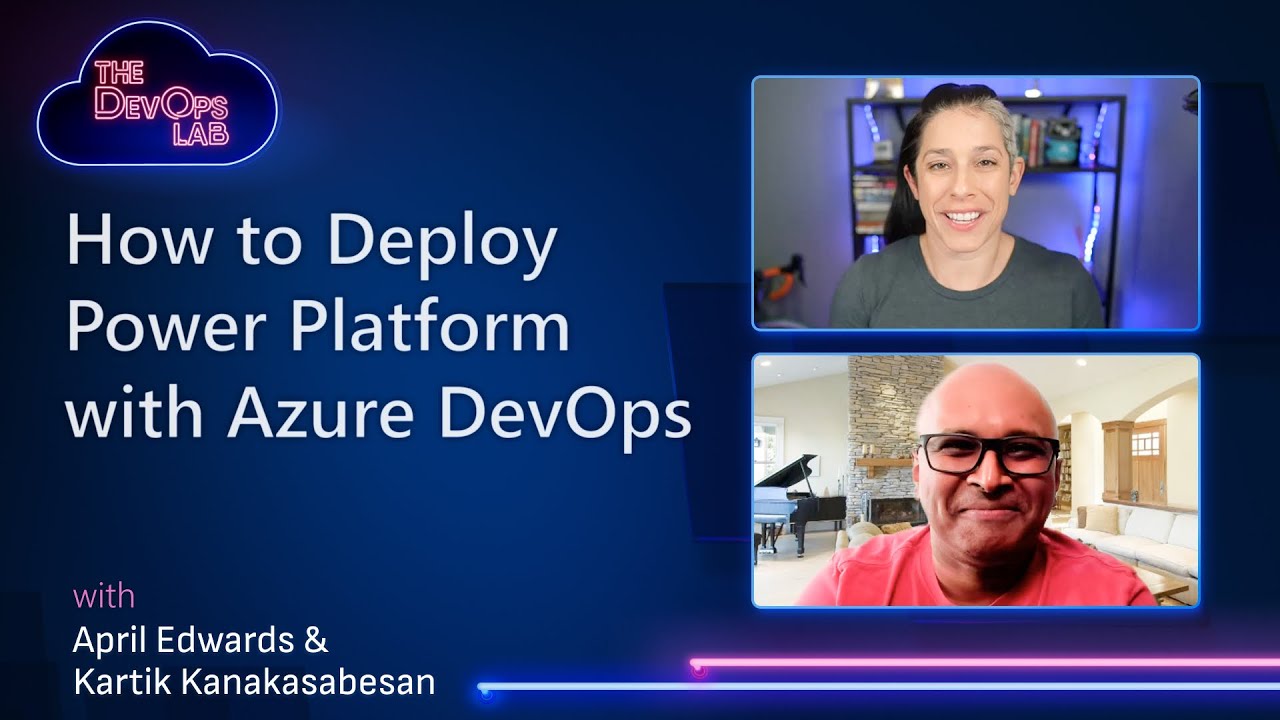 TheDevOpsLab's tweet card. How to Deploy Power Platform with Azure DevOps