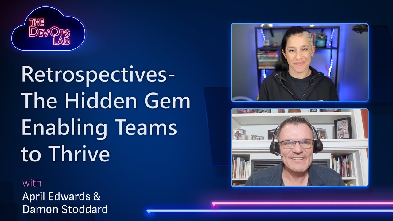 TheDevOpsLab's tweet card. Retrospectives: Be Agile and Thrive