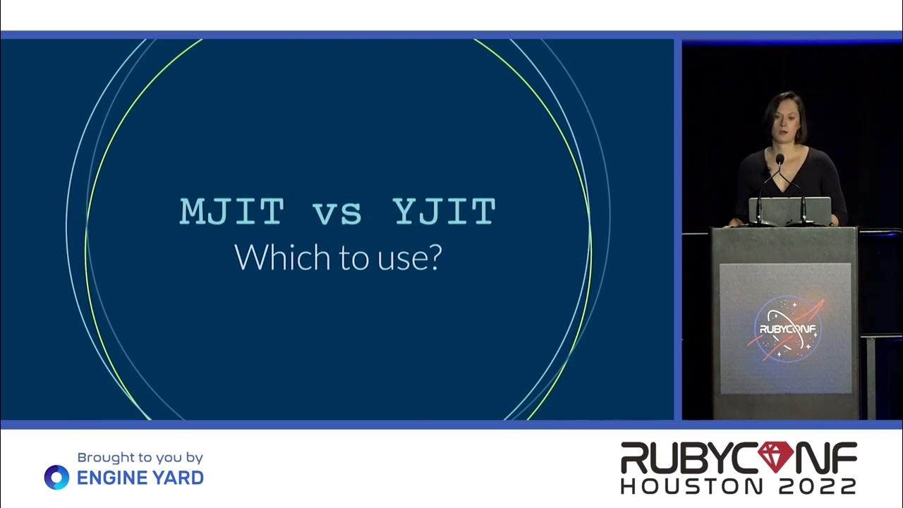 ShopifyEng's tweet card. RubyConf 2022: Exit(ing) Through the YJIT by Eileen M Uchitelle