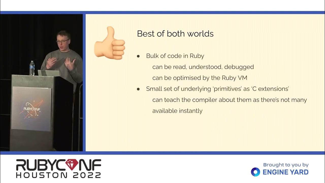 ShopifyEng's tweet card. RubyConf 2022: Ruby’s Core Gem by Chris Seaton