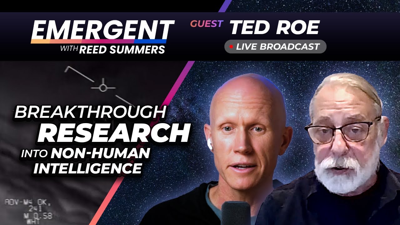 EmergentPodcast's tweet card. Breakthrough Research into Non-Human Intelligence