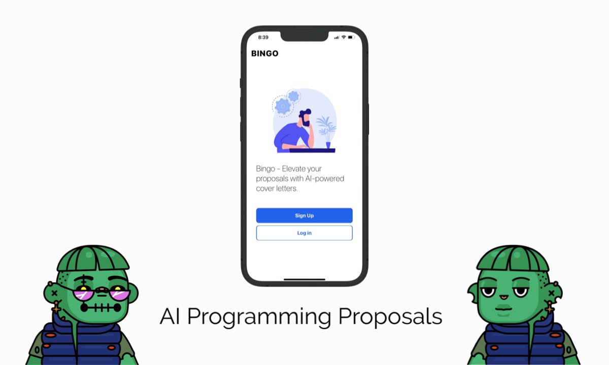 daboigbae's tweet card. Boost your freelance success with Bingo, the AI-powered proposal writing app. Generate tailored proposals and win more clients!