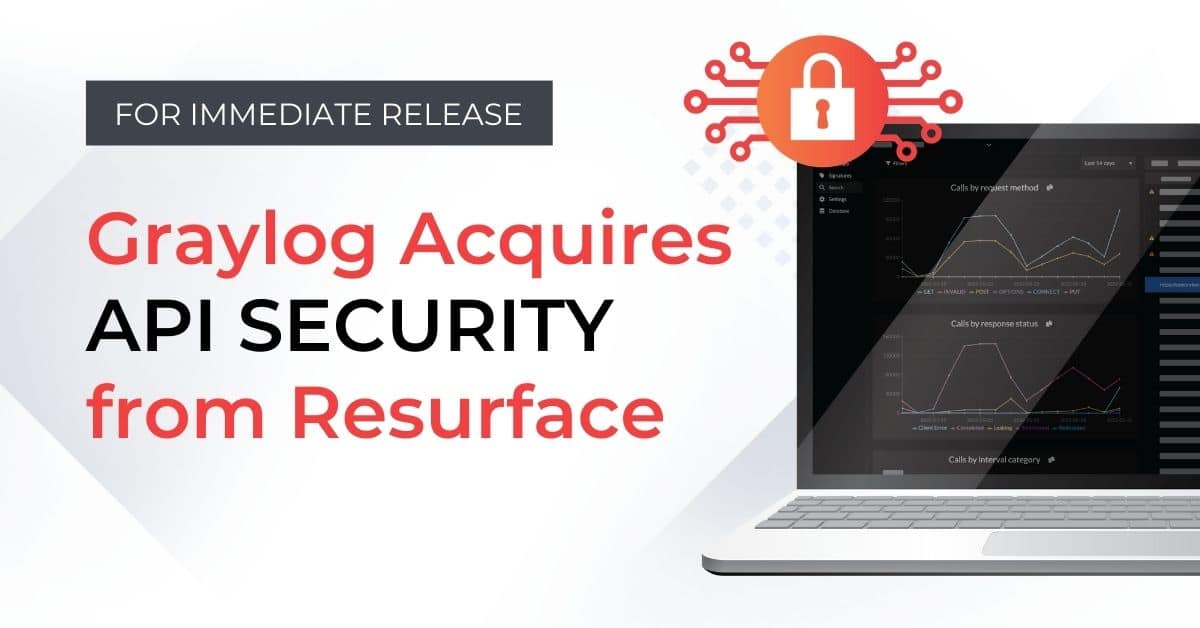 resurfacelabs's tweet card. Robert Dickinson announces changes to Resurface as a company and includes the details on it joining Graylog for API Security.