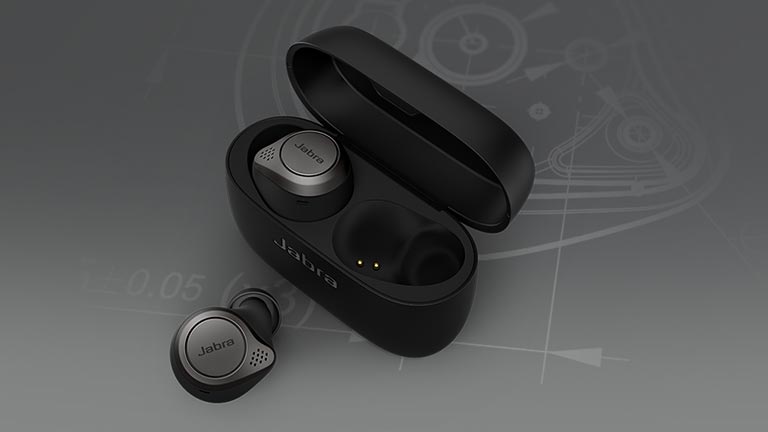 TechWiredUp's tweet card. Which wireless earbuds have the best microphone? We found that the Jabra Elite 75t has the best microphone for earbuds on the market.