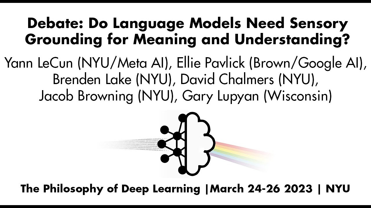 SebasScript's tweet card. Debate: Do Language Models Need Sensory Grounding for Meaning and...