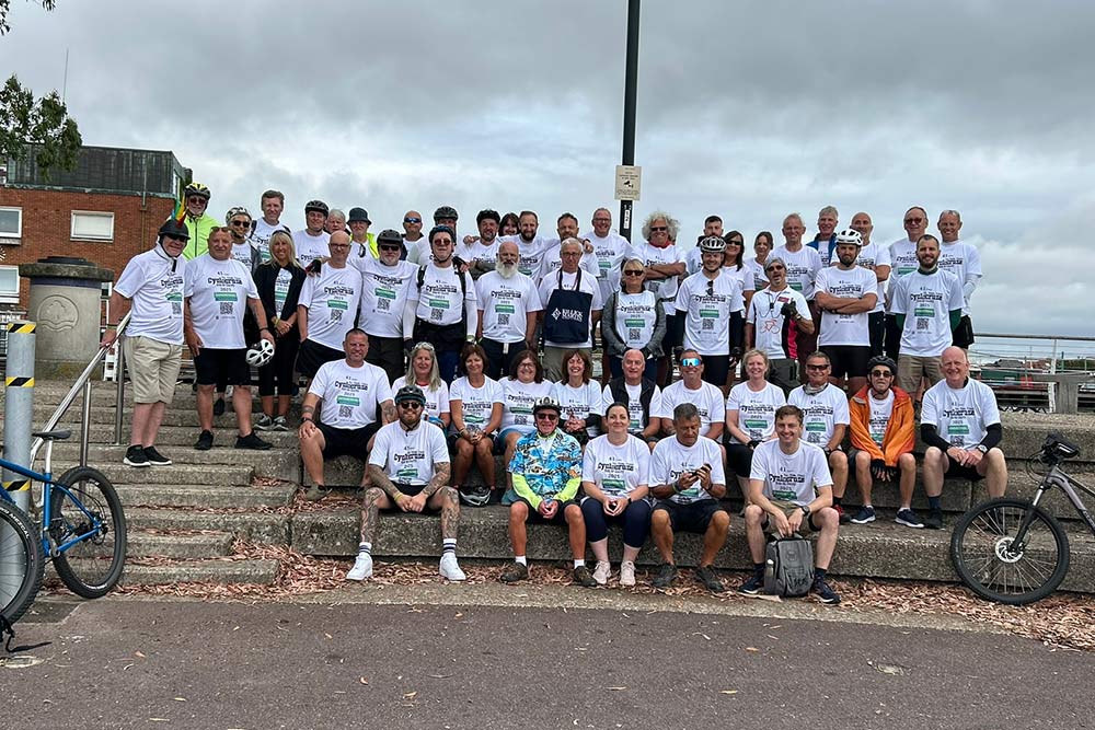 APGLUnity's tweet card. Unity in Community’s group partners, Atlantic Pacific and Killick Martin, recently sponsored Paul Uglow as he participated in Cyclocruze 2025,