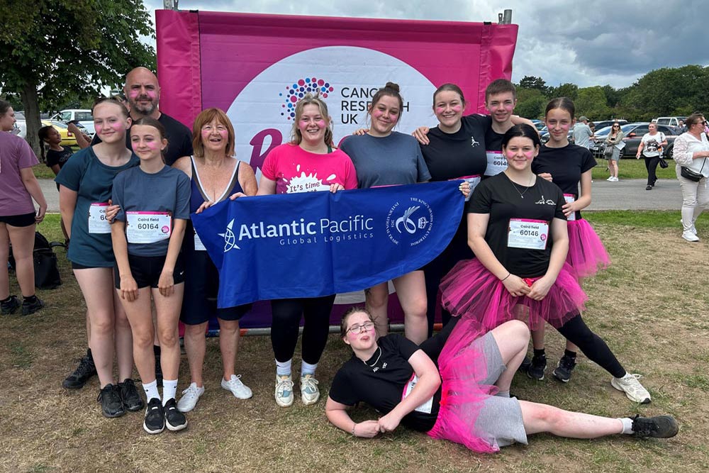 APGLUnity's tweet card. Gemma Reeve of Unity in Community’s Group partner - Atlantic Pacific Global Logistics - took part in the Pretty Muddy 5K Run last weekend at Trinity Park, Ipswich, to help raise funds for Cancer...