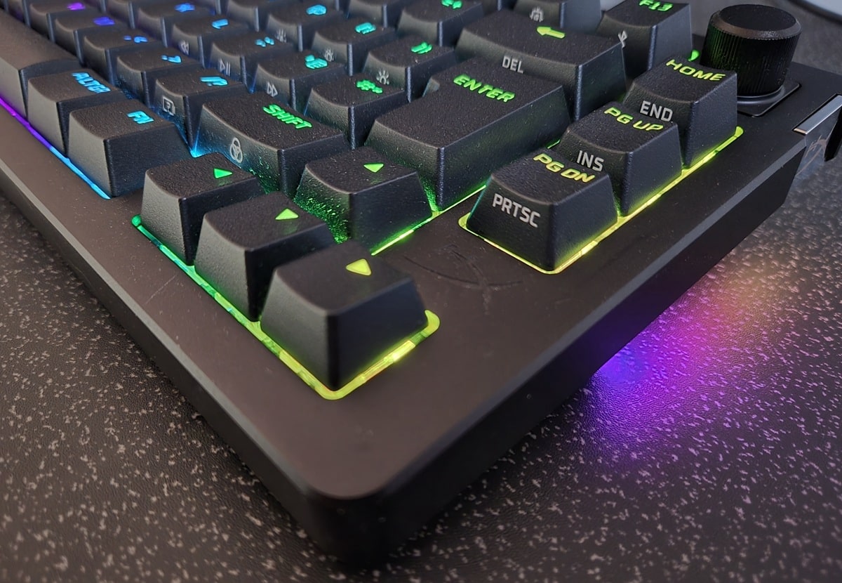 TechStomperIE's tweet card. HyperX Alloy Rise 75 Wireless gaming keyboard is a refined and premium experience - performance, customisation and versatility in a compact package