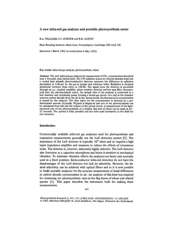 DocsDel's tweet card. The new infra-red gas analyser for measurement of CO2 concentration described uses a focussed, dual optical path. The 2W radiation source is a heat...