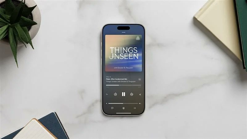 Ligonier's tweet card. Monday through Friday, this devotional podcast features thoughtful reflections on the Christian life and our relationship with God. Sinclair Ferguson follows a theme each week to guide you day by day...
