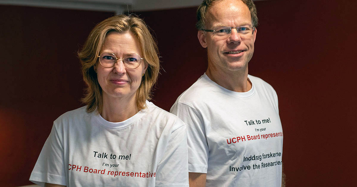 TheInvolve's tweet card. Pia Quist og Jesper Grodal kæmper for at bevare deres pladser som VIP-repræsentanter i universitetsbestyrelsen: Vi har kæmpet hårdt for at vise, at ledelsen ikke kan ignorere de ansatte. Vi har...