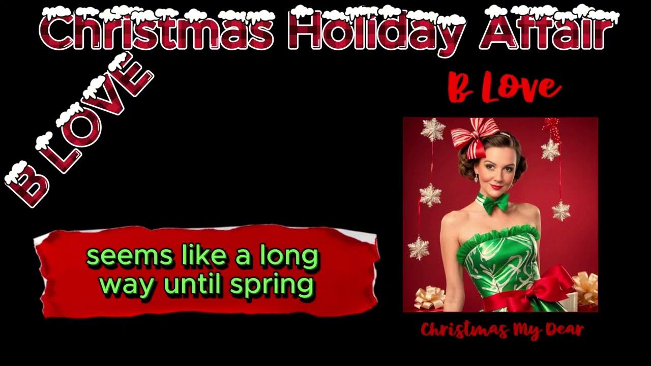BarbaraDoduk's tweet card. B LOVE - "Christmas Holiday Affair"