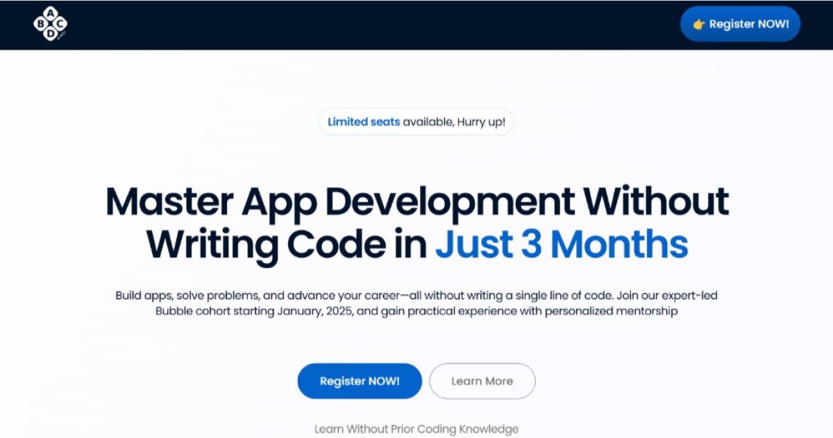RitzTalks's tweet card. Whether you’re a creator, entrepreneur, or developer, our community provides the resources, support, and network you need to bring your ideas to life—no code required.