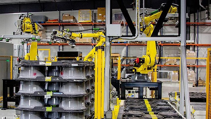 AssemblyMag1's tweet card. Automakers could need more than 61 million wheels this year, and that doesn’t count aftermarket replacements and upgrades. Satisfying that kind of demand requires automation.