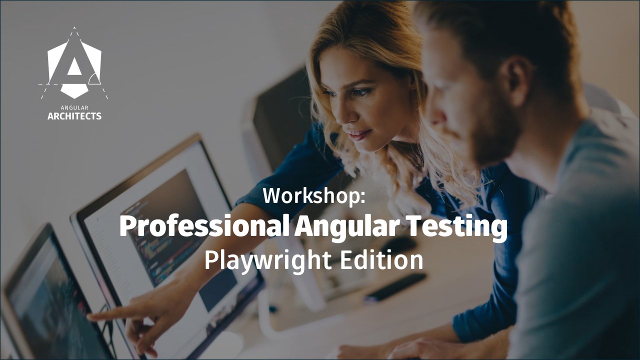 ManfredSteyer's tweet card. Professional Angular Testing Workshop | ANGULARarchitects