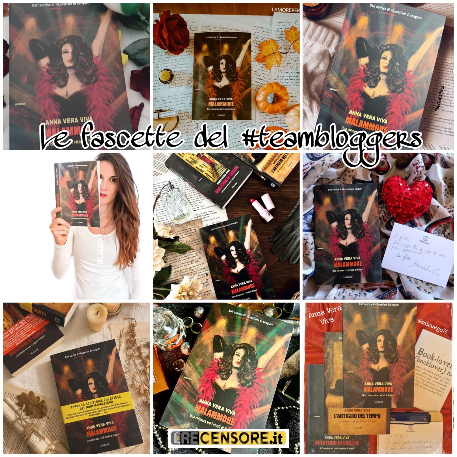 Ricci76T's tweet card. Le fascette del TeamBloggers: lettori professionisti e Influencers hanno letto e commentato il libro di Anna Vera Viva: Malammore