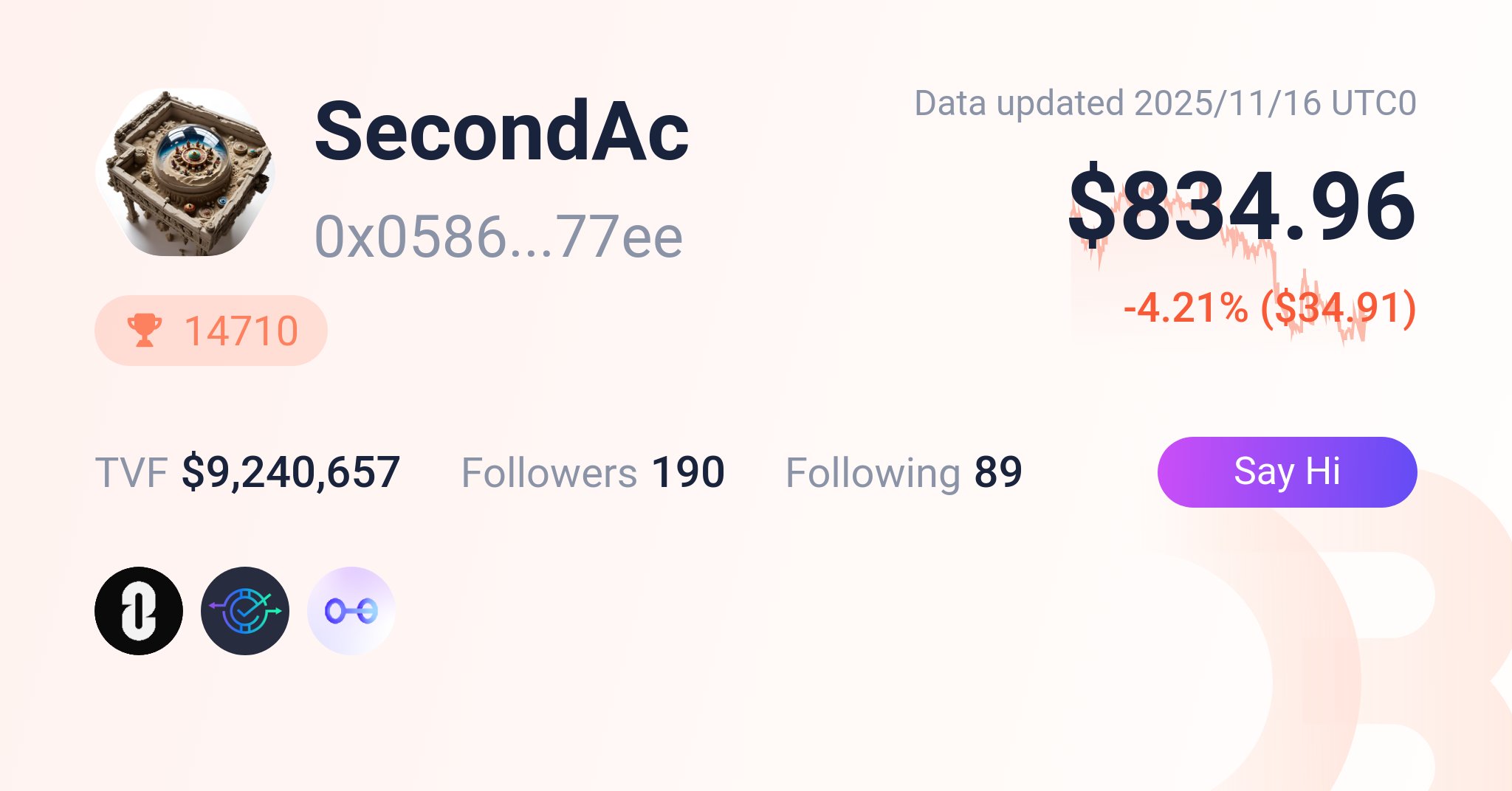 weavermatrix's tweet card. Your go-to portfolio tracker for Ethereum and EVM