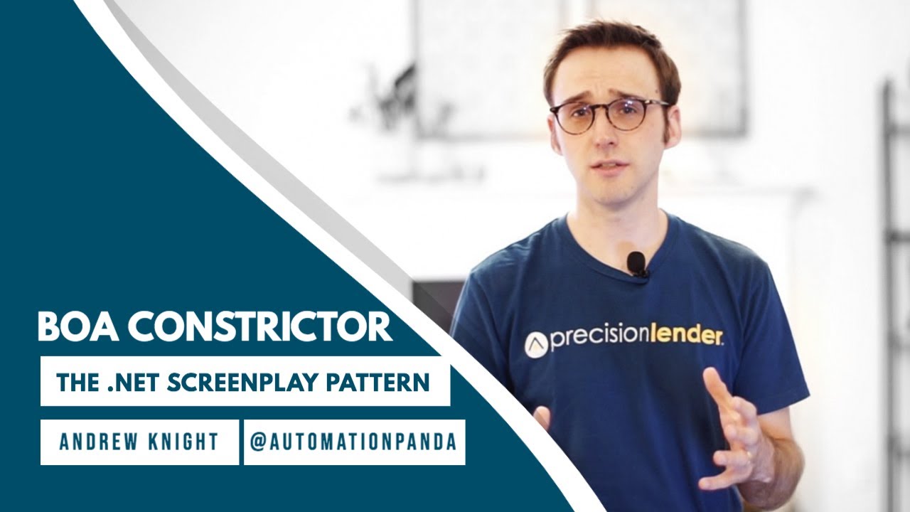 tonycrespoo's tweet card. Boa Constrictor: The .NET Screenplay Pattern