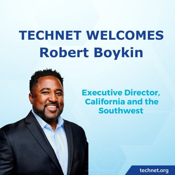 TechNetSouth's tweet card. TechNet today announced Robert Boykin as Executive Director for California and the Southwest Region.