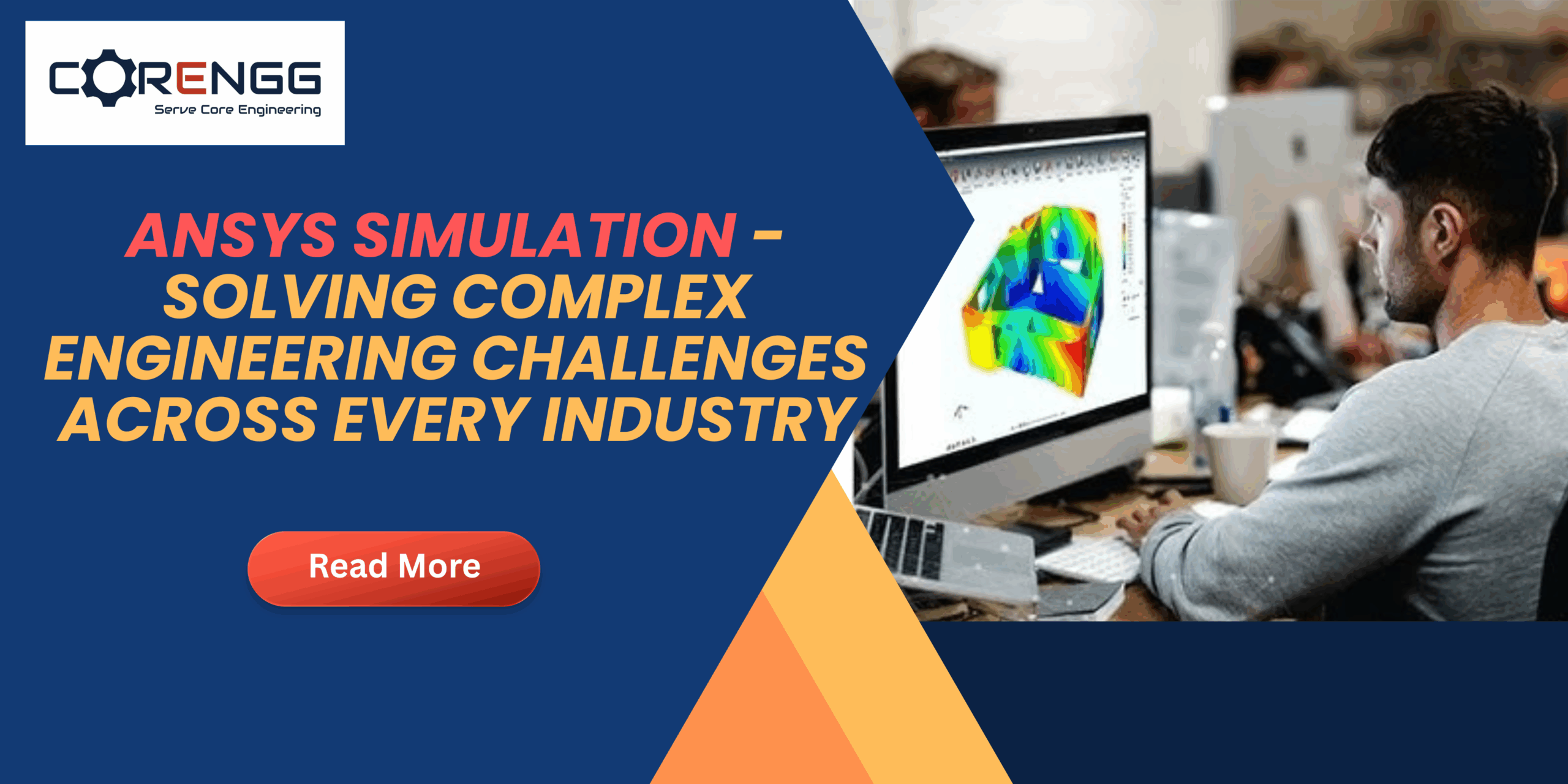 corenggtech's tweet card. Explore how Ansys Software empowers industries with advanced engineering simulation solutions for design, testing, and performance optimization.