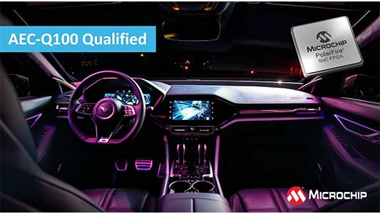 era_electronics's tweet card. Microchip Technology’s PolarFire® System on Chip (SoC) FPGAs have earned the Automotive Electronics Council (AEC)-Q100 qualification. The AEC-Q standards are