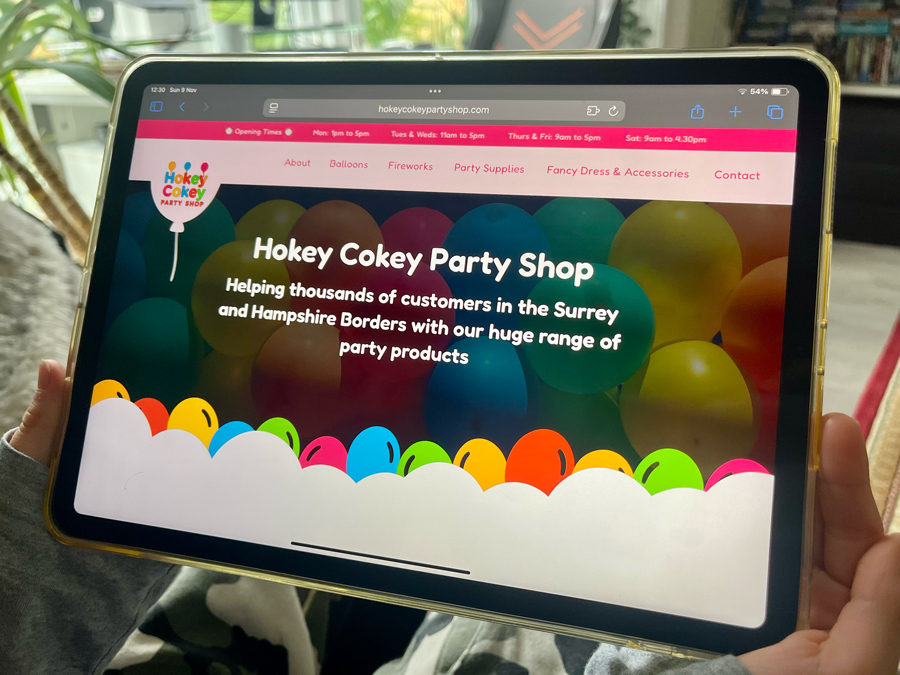 tidywebdesign's tweet card. We recently wrapped up a full website revamp for Hokey Cokey Party Shop which we started in October 2025. It’s always a great feeling when a project ends with happy clients. Last week we received a...