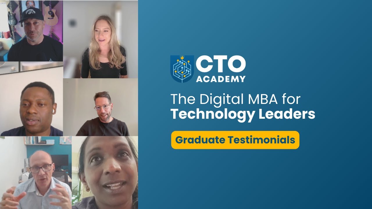 ctoacademy's tweet card. Graduate Testimonials | Digital MBA for Technology Leaders (CTO...
