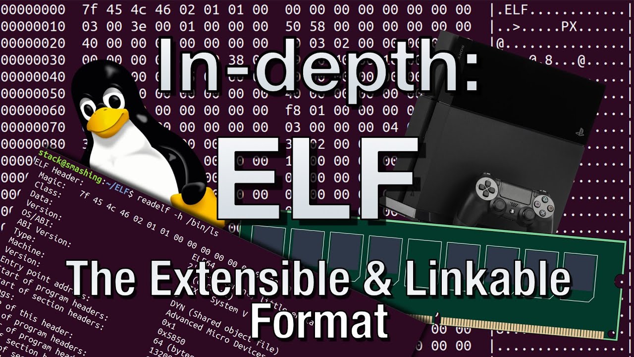 ghidraninja's tweet card. In-depth: ELF - The Extensible & Linkable Format