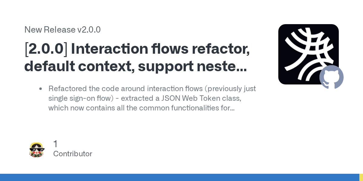 GETJolocom's tweet card. Refactored the code around interaction flows (previously just single sign-on flow) - extracted a JSON Web Token class, which now contains all the common functionalities for interaction flow, and a ...