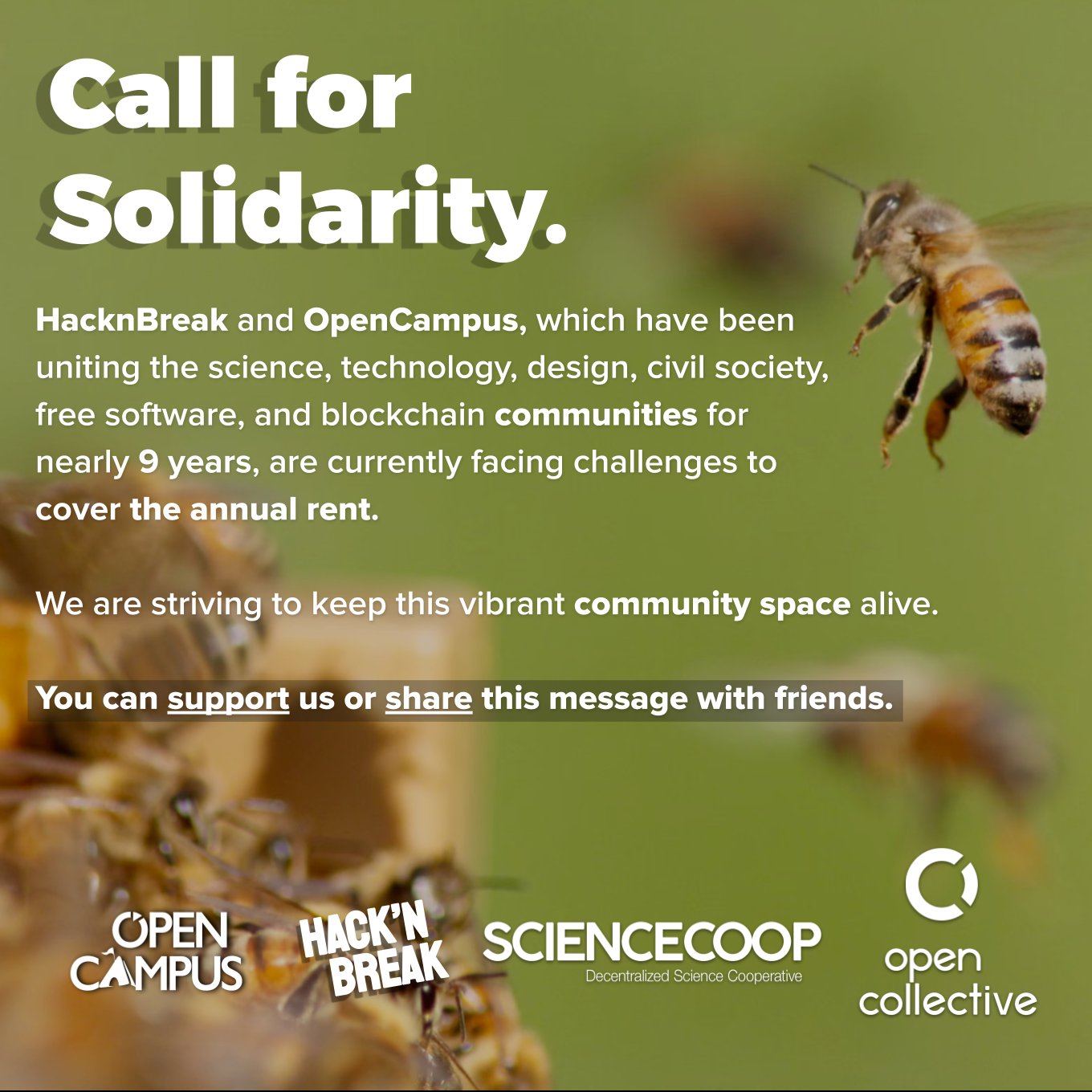 aksuomeer's tweet card. Fostering independence, productivity, and creativity, OpenCampus presents a collaborative and open campus model for researchers in science and tech. Your support acts as the catalyst for the unique...