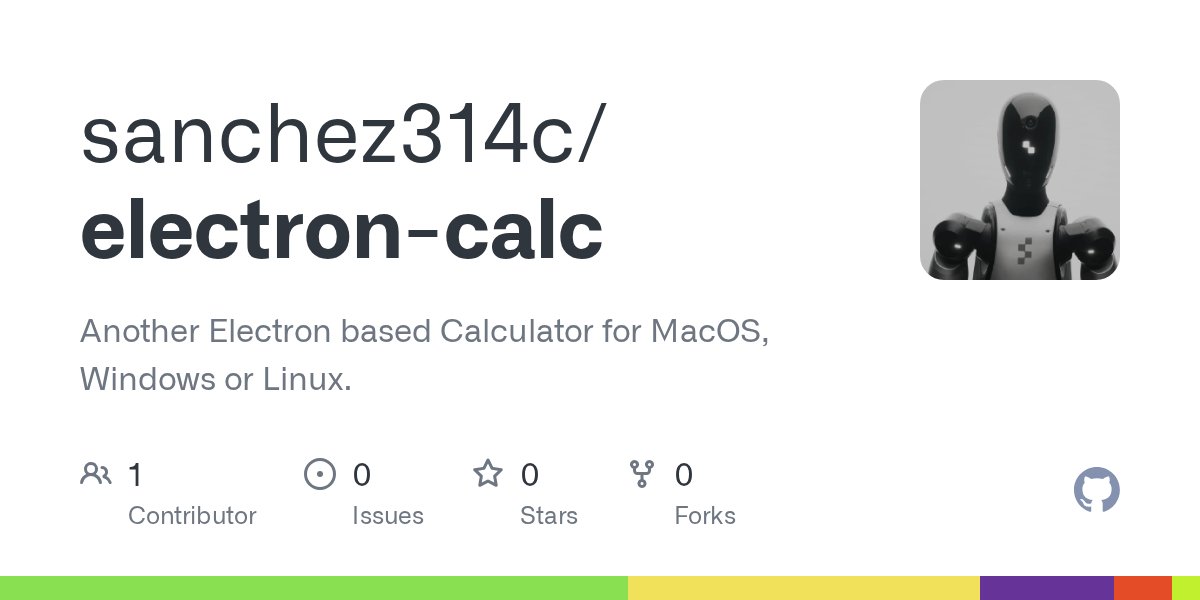 SpaceWelder314's tweet card. Another Electron based Calculator for MacOS, Windows or Linux. - sanchez314c/electron-calc