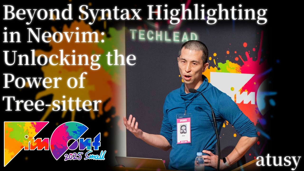 Atsushi776's tweet card. Beyond Syntax Highlighting in Neovim: Unlocking the Power of Tree-s...
