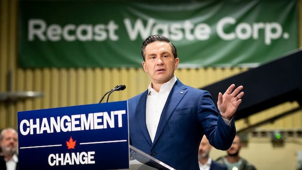 mikki_co's tweet card. Conservative Leader Pierre Poilievre is promising to scrap the federal government’s ban on single use plastics and bring back plastic straws and disposable grocery bags. 