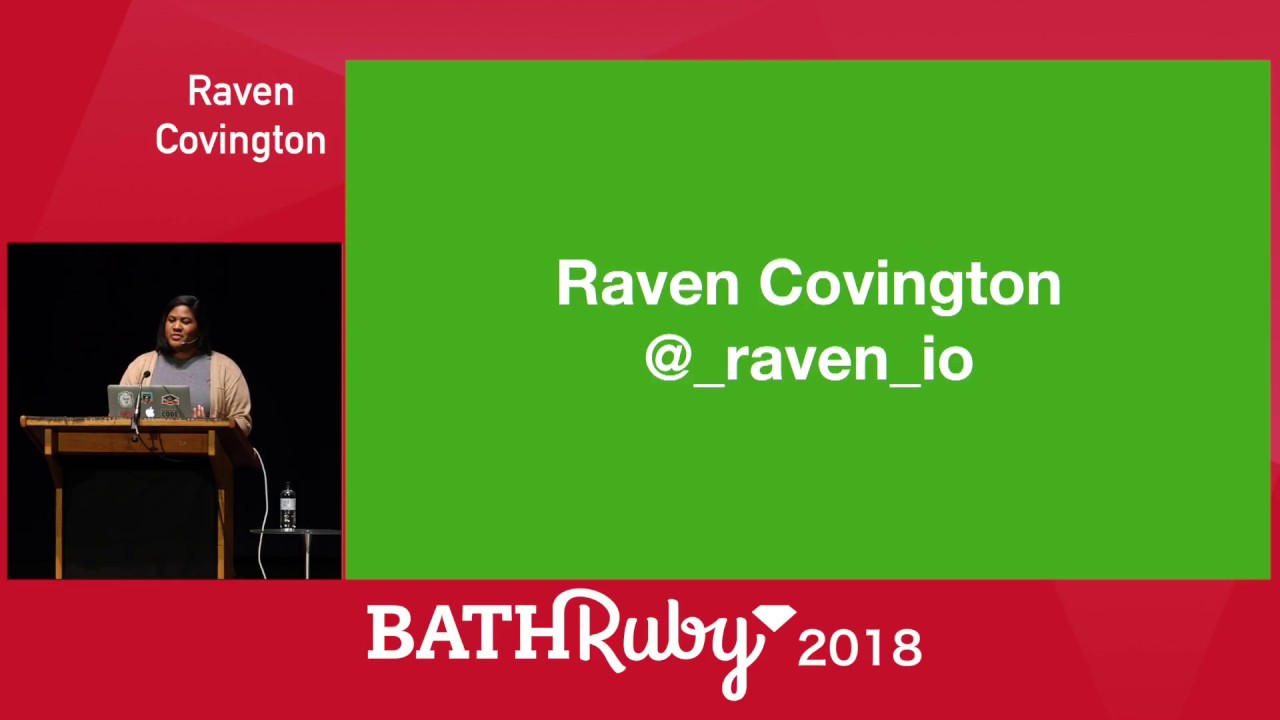 BathRuby's tweet card. Feature Flags - Raven Covington at Bath Ruby 2018
